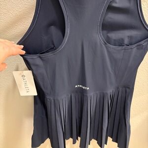 NWT - Athleta Match Point Pleated Dress